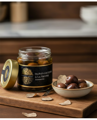 Olive LECCINO con tartufo