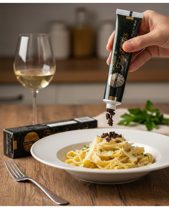 Summer truffle pieces 76% flavoured