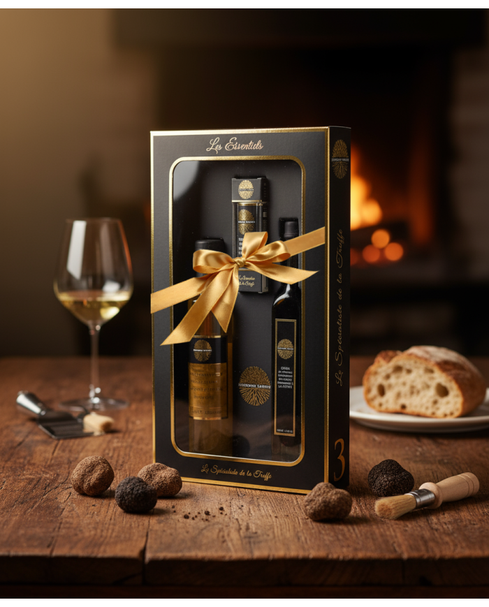 Caja de trufa 3 piezas "Les Essentiels"