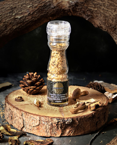 Sal de setas porcini y trufa de verano 1,5% aromatizada