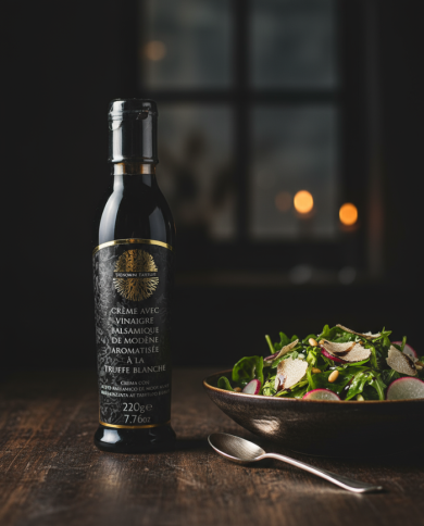 Crema de vinagre balsámico de Módena aromatizada con trufa