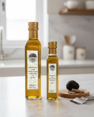 Preparation based on extra virgin olive oil flavored with truffle
