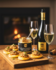 RILLETTES AU MAGRET DE CANARD ET AU JUS DE TRUFFE NOIRE DU PÉRIGORD 3%