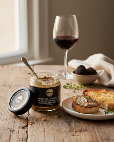 Duck Breast Rillettes, Truffle
