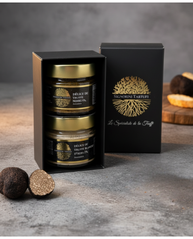 Trüffel-Geschenkset Schwarz & Weiß