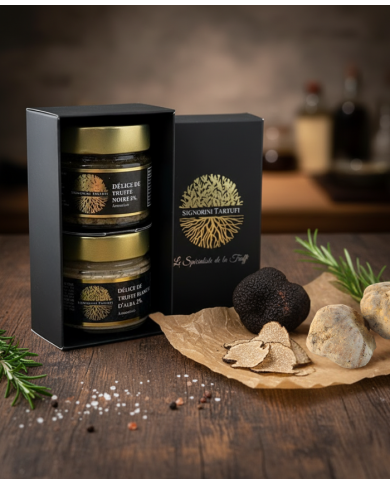 Trüffel-Geschenkset Schwarz & Weiß