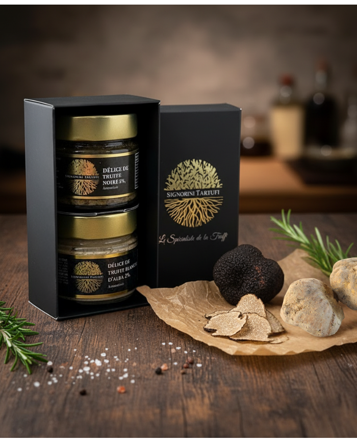 Black and White Truffle Gift Set