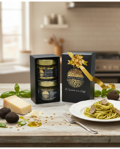 Geschenkbox Trüffel "Duo Trüffel Pesto”