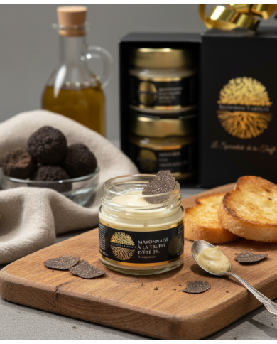 Trüffel-Condiment Duo Geschenkbox – Mayonnaise & Senf