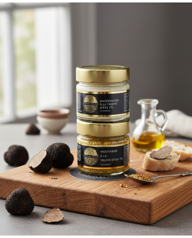 Coffret Duo Condiments Truffés – Mayonnaise & Moutarde