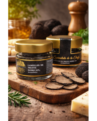 Schwarze Trüffelstreifen Melanosporum 55% aromatisiert