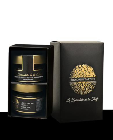 Confezione regalo 2 vasetti al tartufo - L'essentiel Noir
