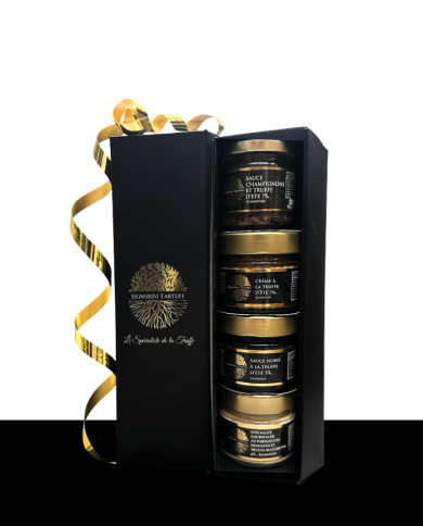 Geschenkbox Carré Gourmand mit Trüffeln