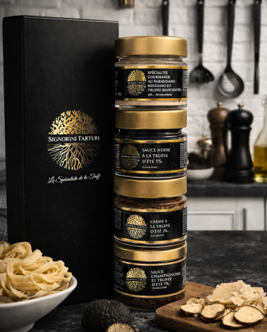 Confezione quadrata gourmet al tartufo