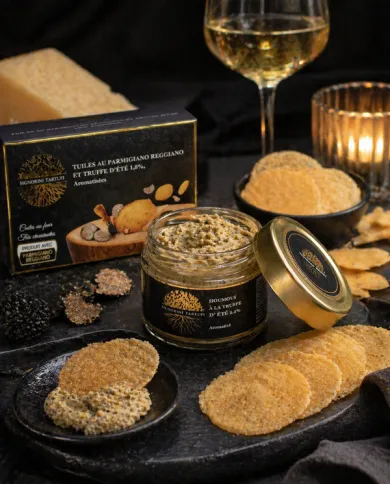 Hummus con trufa de verano (2,2 %) – Crema para untar premium ideal para el aperitivo