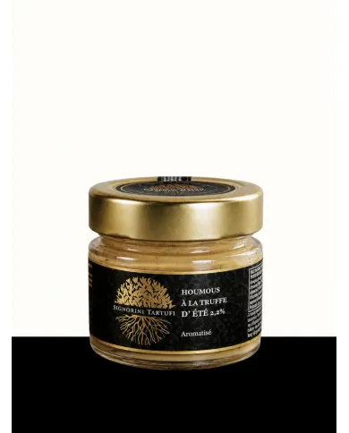 Houmous truffe d’été 2,2% – Tartinade premium apéritif