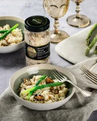 Risotto de carnaroli con trufa de verano y setas porcini - Signorini Tartufi