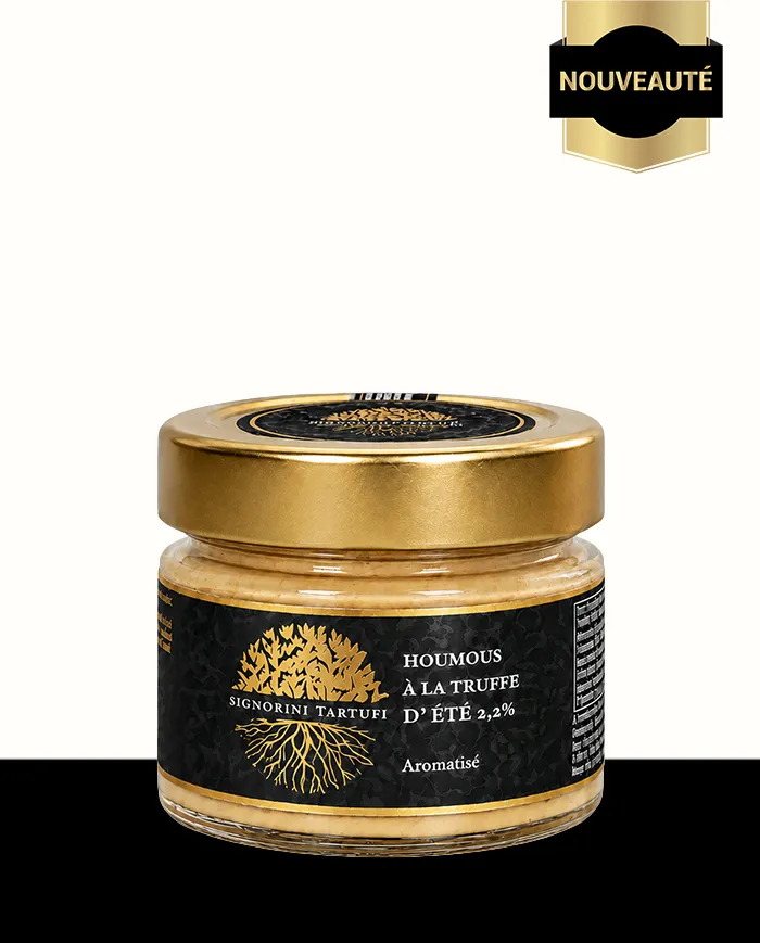 Hummus al tartufo estivo 2,2% – Crema spalmabile premium da aperitivo