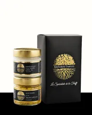 Trüffel-Condiment Duo | Trüffel-Mayonnaise & Trüffel-Senf | Geschenkbox