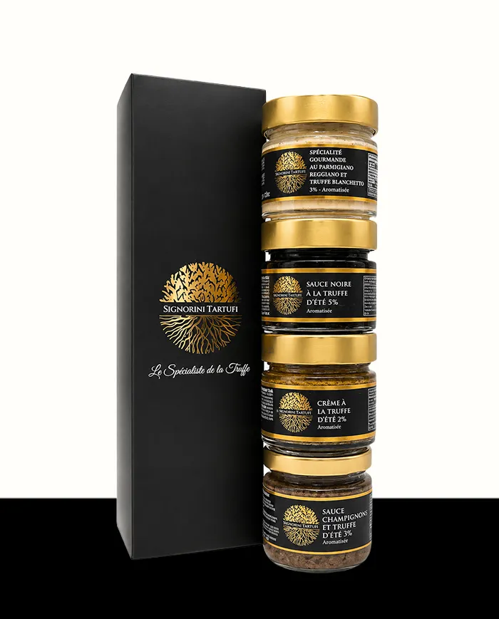 Confezione quadrata gourmet al tartufo