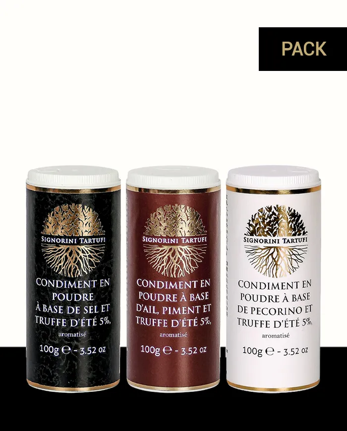 Pack 3 - Poudres à la truffe 100g