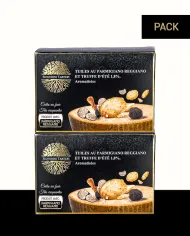 Tuiles au parmigiano reggiano et truffe d'été 1,8% aromatisées
