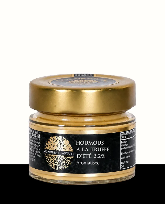 Hummus al tartufo estivo 2,2% – Crema spalmabile premium da aperitivo