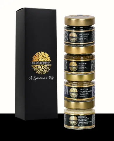 4 Seasons Truffle Gift Set | Gourmet Assortment of 4 Truffle Sauces, 80g