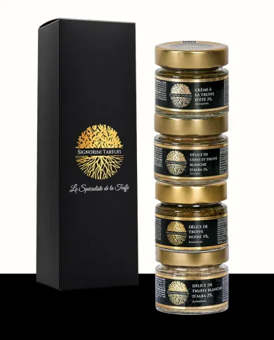 Truffle Gift Box - 4 Mushroom Specialties | Signorini Tartufi