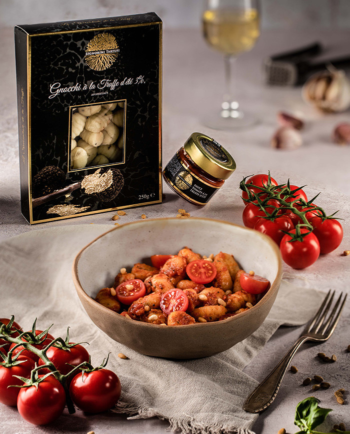 Gnocchi mit 3% Sommertrüffelgeschmack