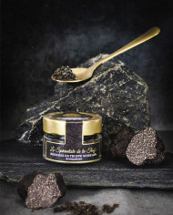 90% aromatisierte schwarze Trüffelstücke