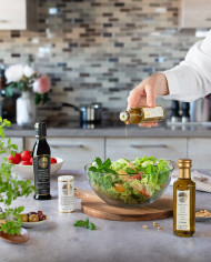 Preparación a base de aceite de oliva virgen extra aromatizada con trufa y tiras