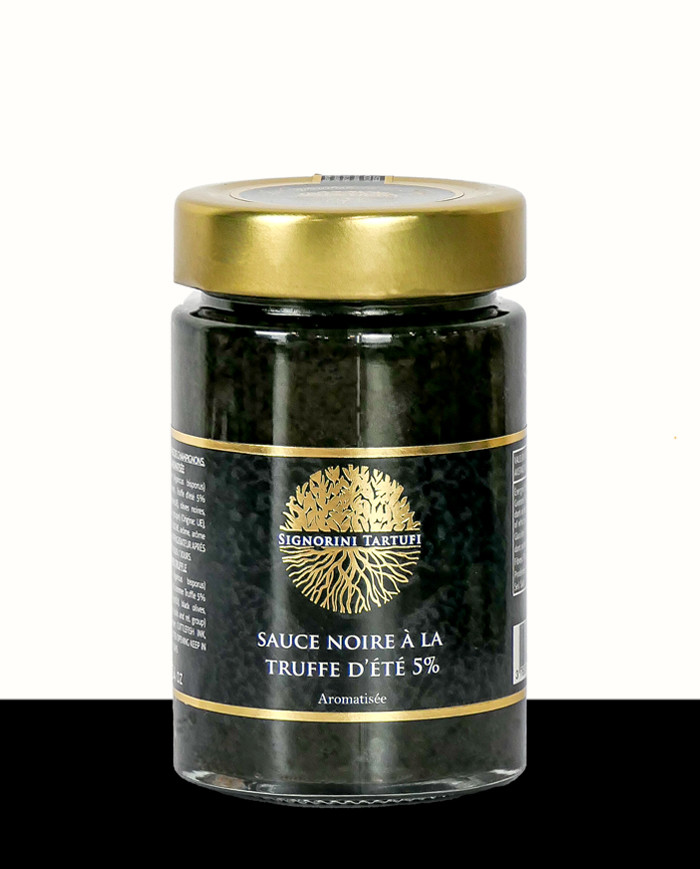 Sauce noire à la truffe d’été 5% aromatisée