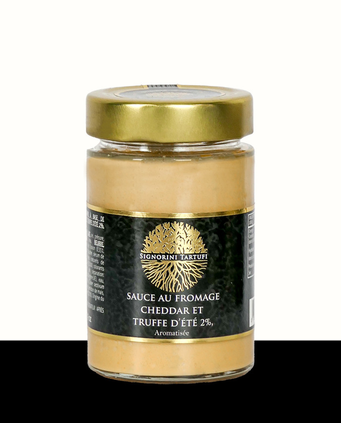 2% Sommertrüffel-Cheddarkäsesauce aromatisiert
