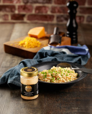 2% Sommertrüffel-Cheddarkäsesauce aromatisiert