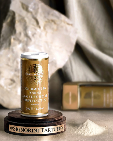 Polvo de setas porcini y trufa de verano 3% aromatizado
