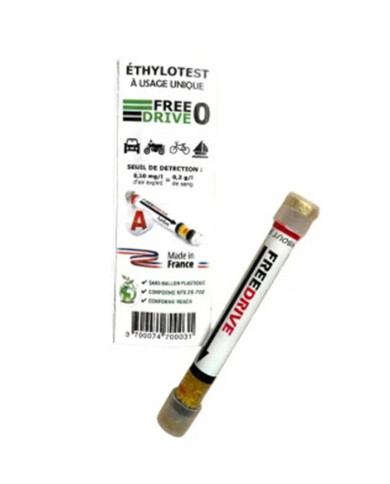 0,2G chemischer Einweg-Alkoholtester ohne Ballon für junge Fahrer
