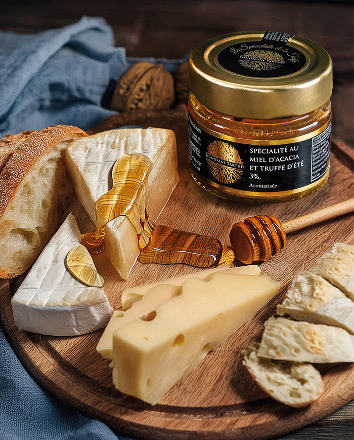 Miel de acacia y trufa de verano especialidad 3% aromatizada