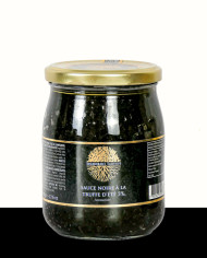 Black sauce with summer truffle 5% flavored