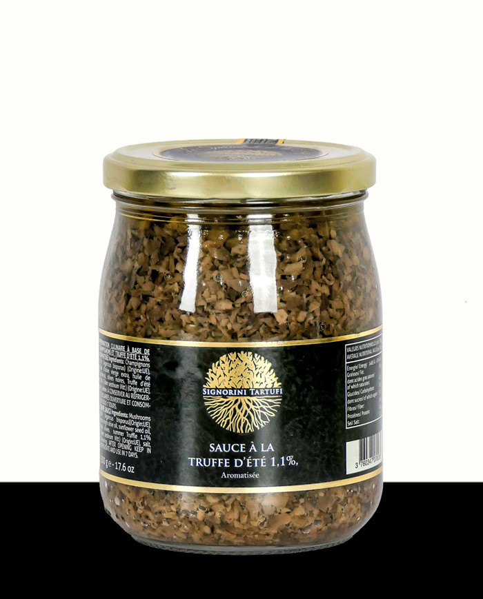 Salsa aromatizada de trufa de verano 1,1%