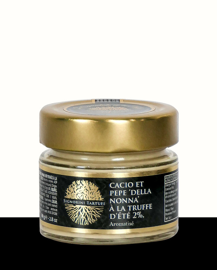 Nonna's Cacio e pepe mit 2% Sommertrüffelgeschmack