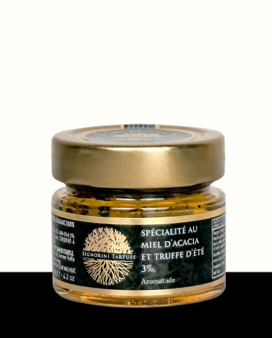 Spécialité au miel d'acacia et truffe d'été 3% aromatisée