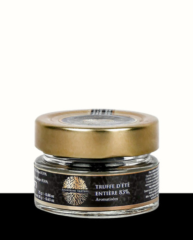 Whole summer truffles 83% flavored
