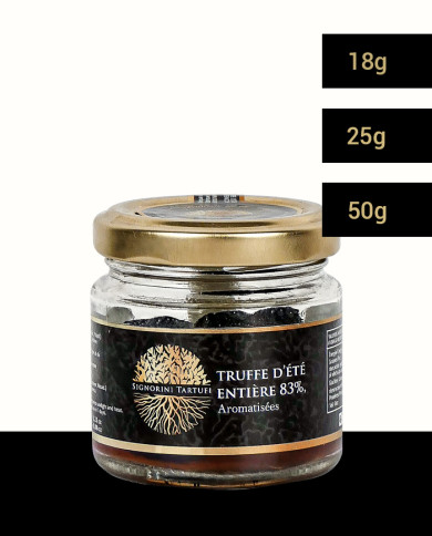 Truffes d’été entières 83% aromatisées
