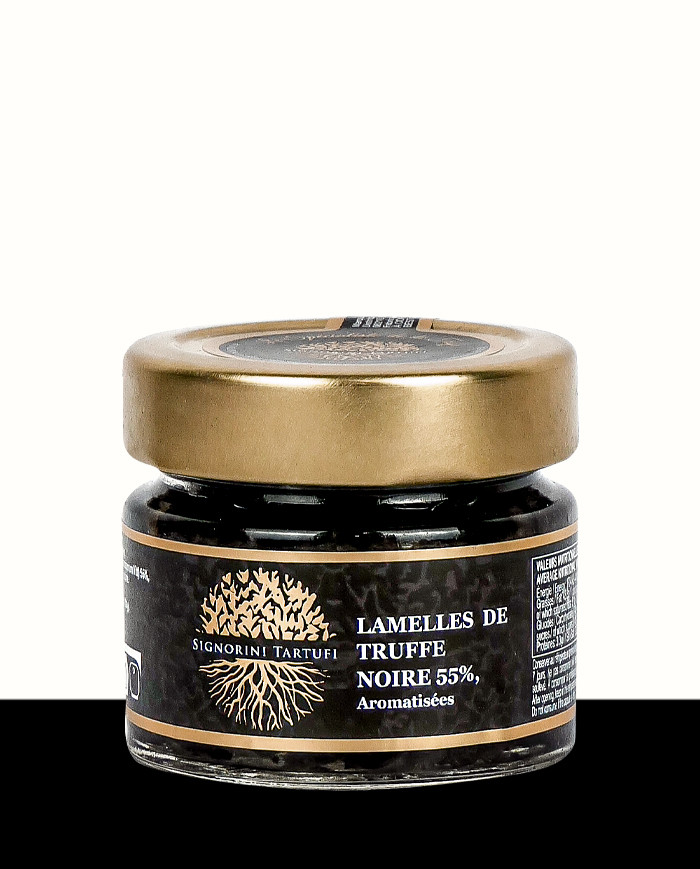 Strisce di tartufo nero Melanosporum 55% aromatizzato