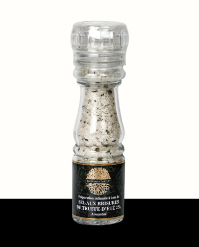 Salz mit 2% aromatisierten Sommertrüffelstücken