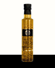 Kulinarische Zubereitung auf Basis von nativem Olivenöl extra, aromatisiert mit Sommertrüffel