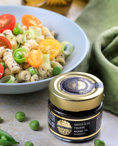 Schwarze Trüffelsauce 3% aromatisiert