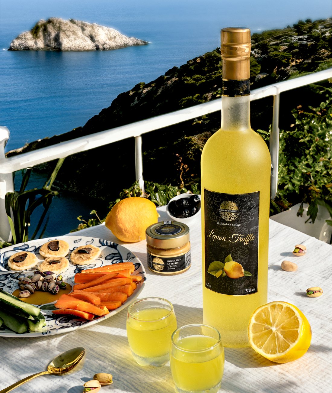 Lemon Truffle en apéritif Signorini Tartufi
